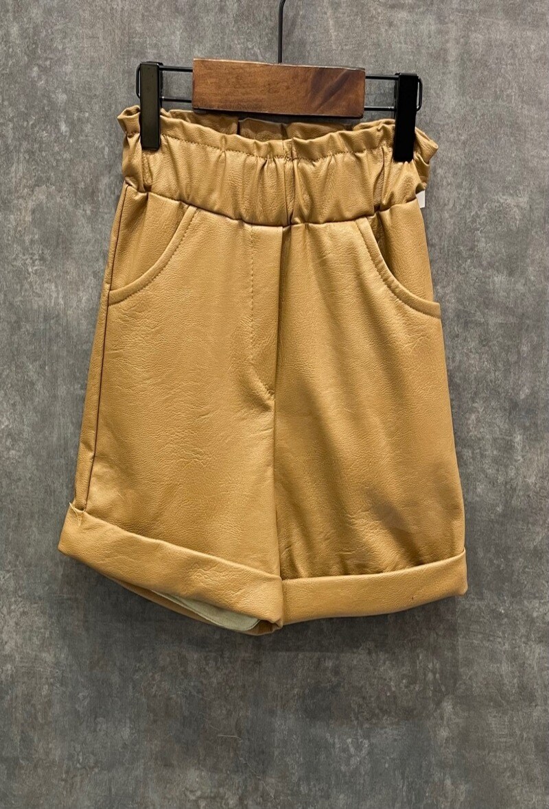Grossiste Squared & Cubed - Short en similicuir à revers