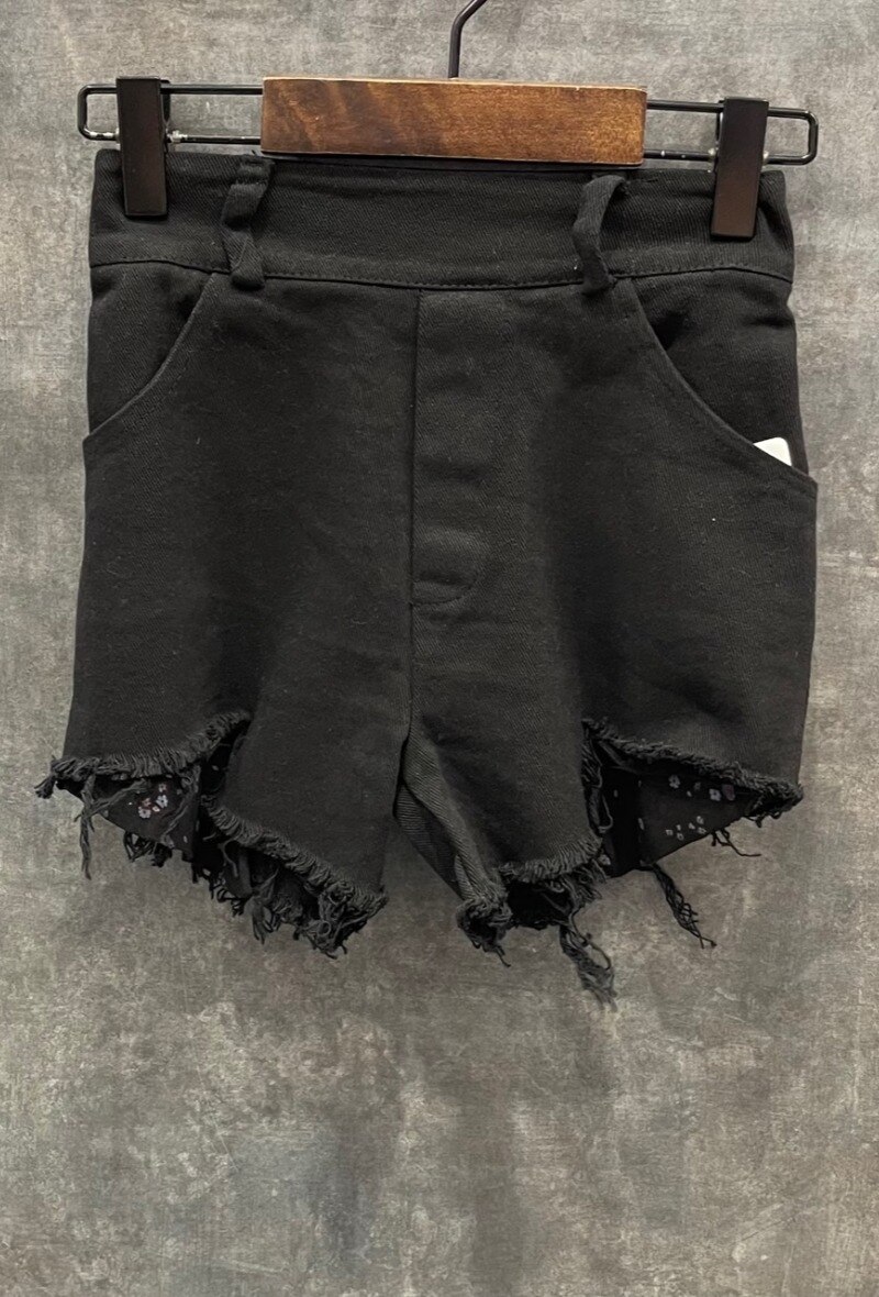 Short con tasche stampate liberty - Nero - 1 - formato grande