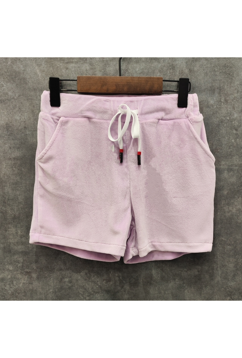 Wholesaler Squared & Cubed - Peach skin velvet shorts