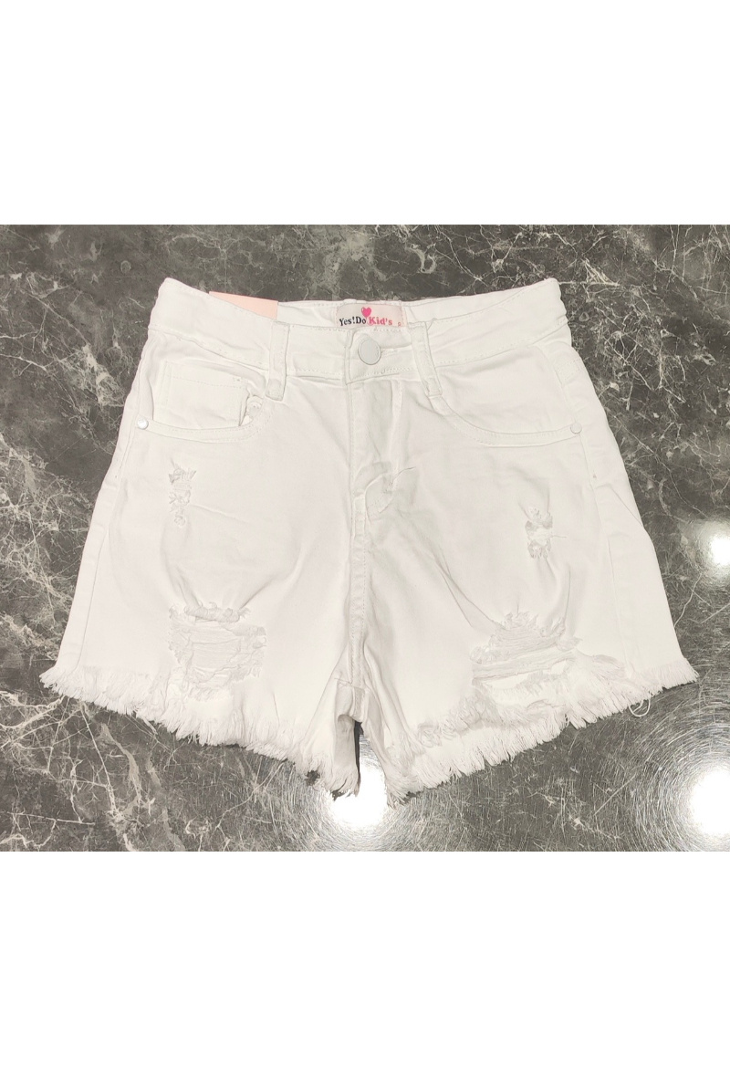 Großhändler Squared & Cubed - Mädchen-Shorts mit Bündchen