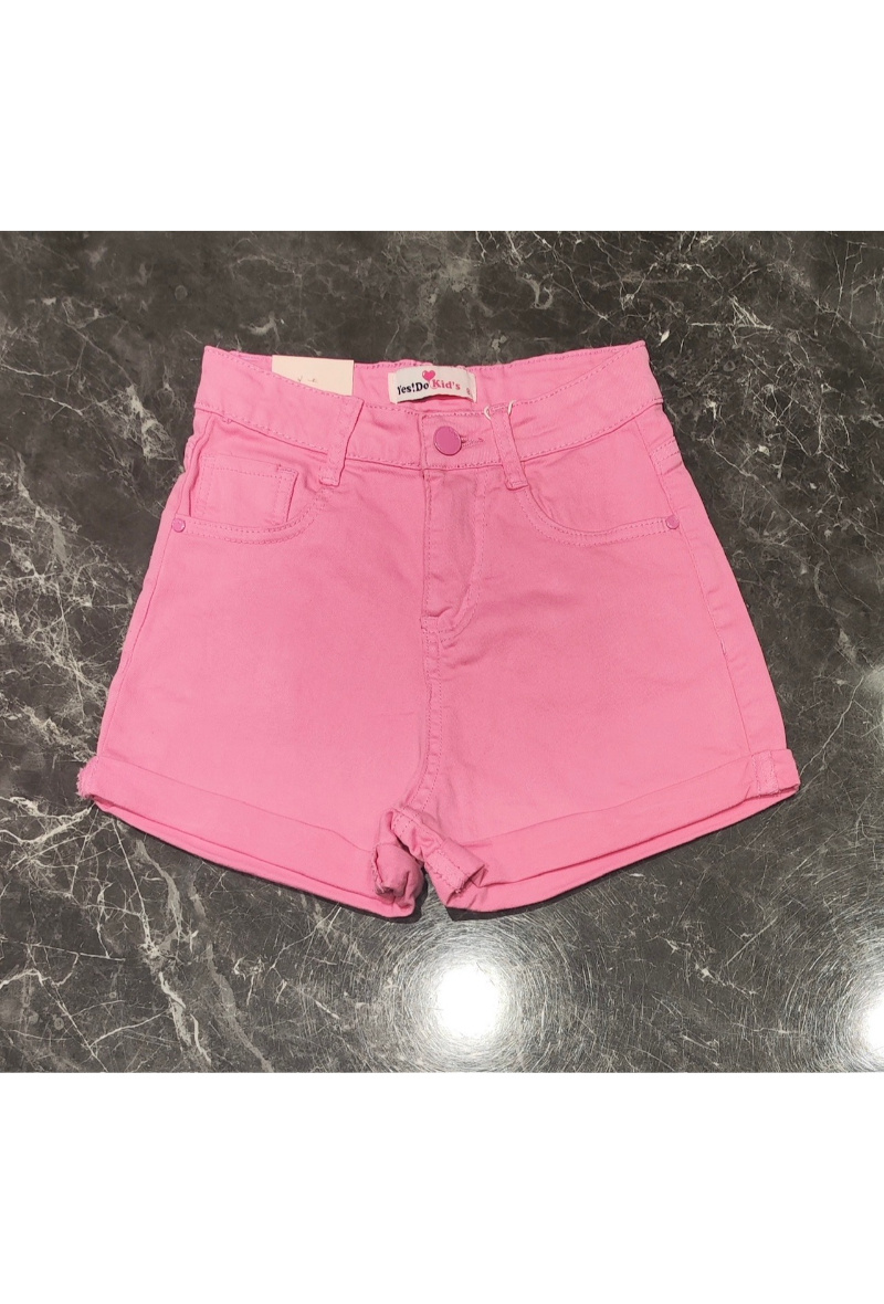 Großhändler Squared & Cubed - Mädchen-Shorts mit Bündchen