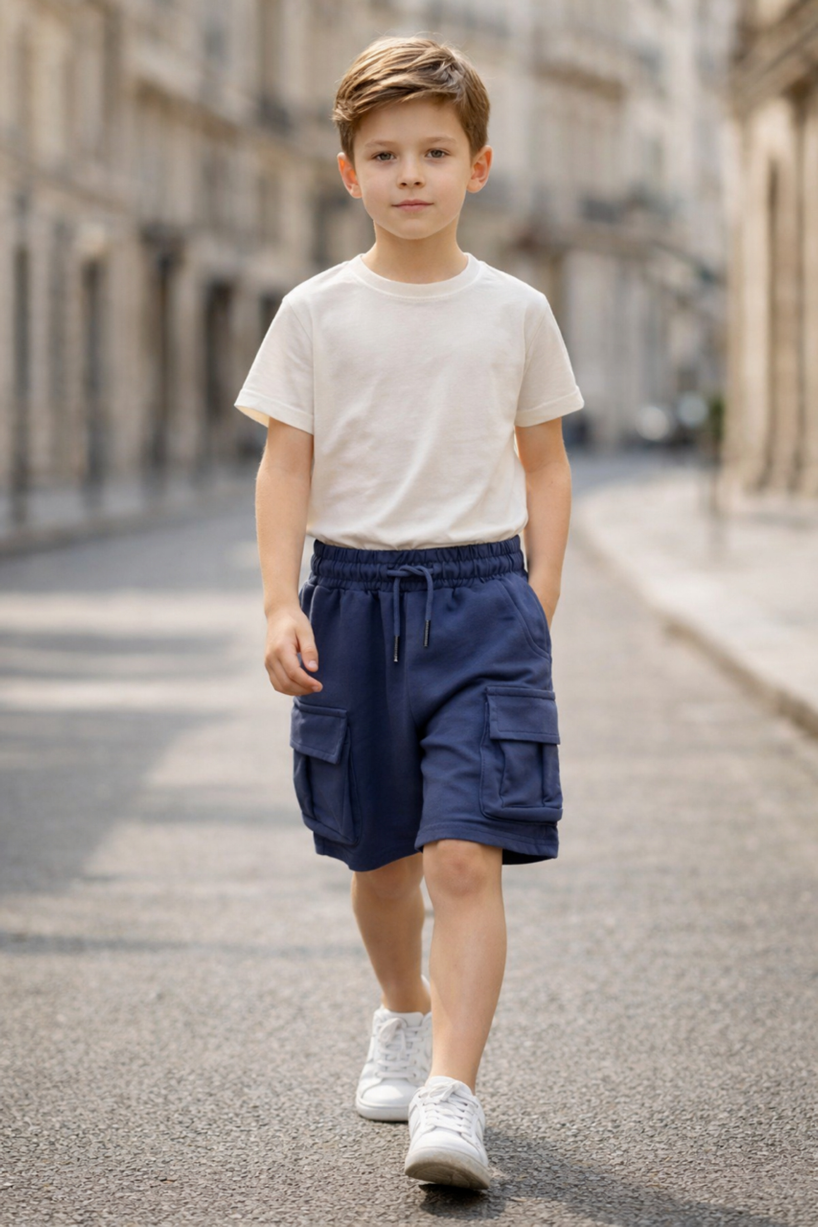 Wholesaler Squared & Cubed - Boys' cotton cargo shorts