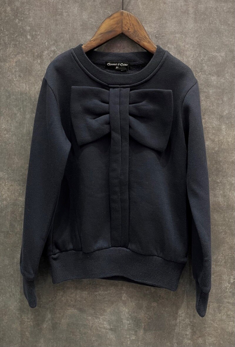 Grossista Squared & Cubed - Maglione in pile con collo rotondo effetto "FILO"