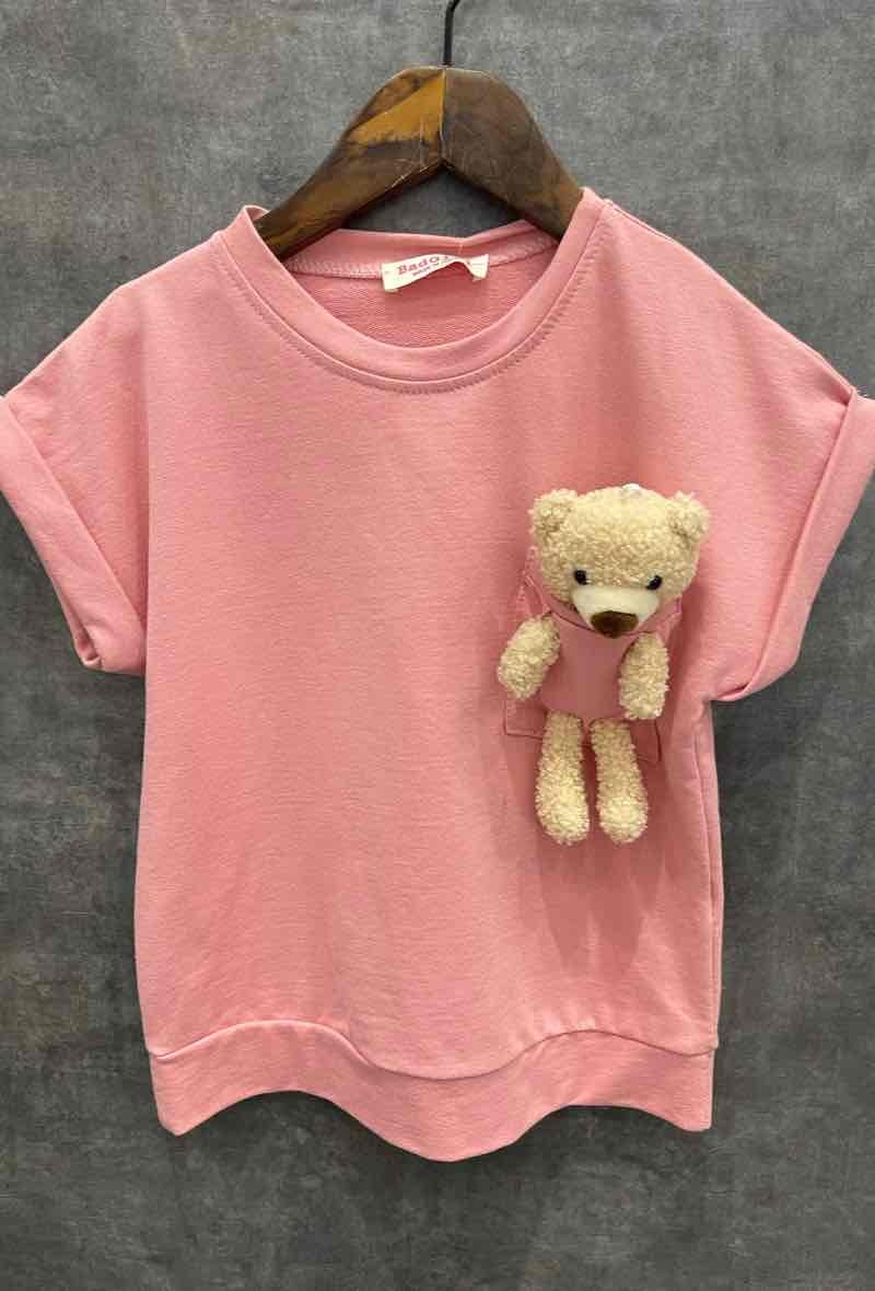 Grossiste Squared & Cubed - Sweat manches courtes avec nounours