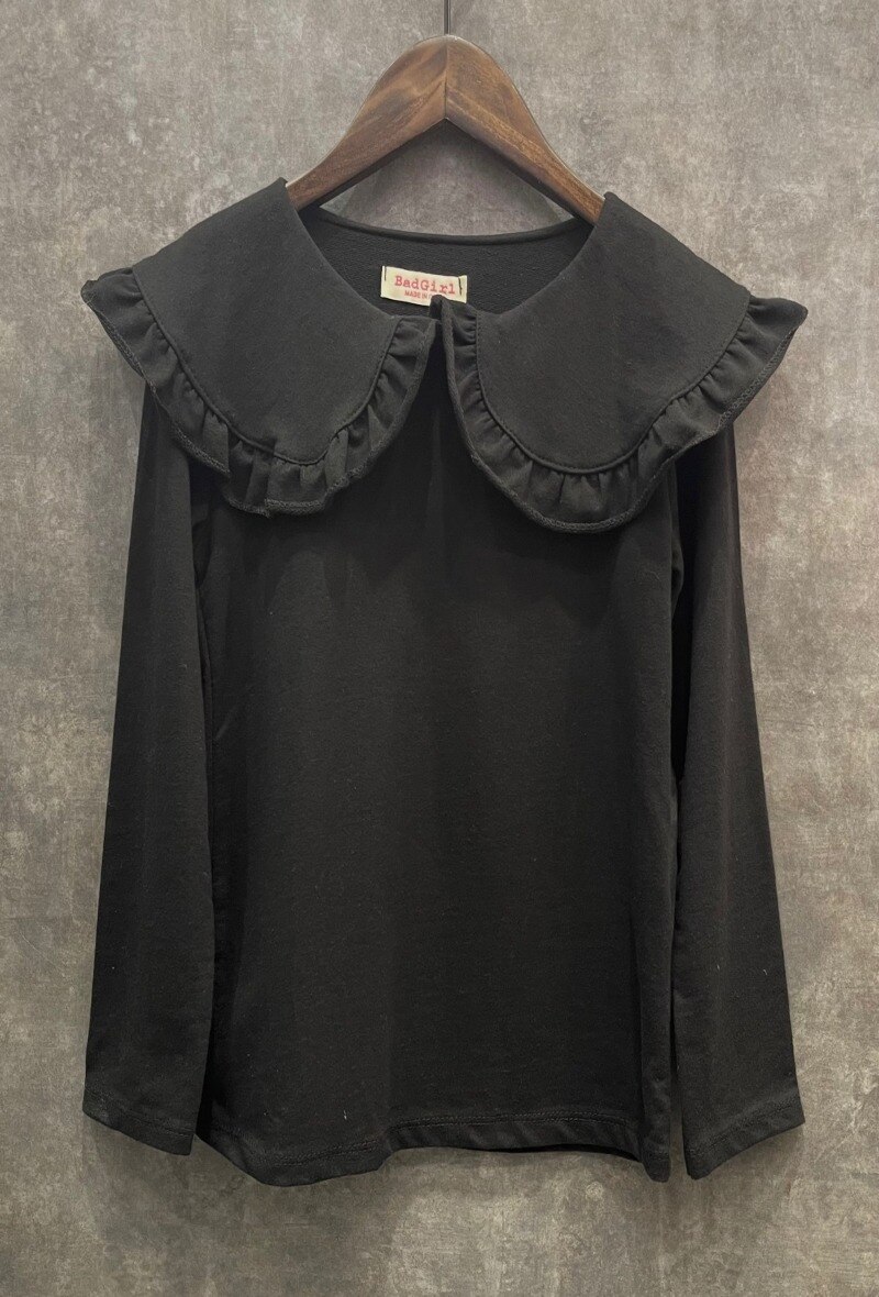 Grossista Squared & Cubed - Maglione di cotone con colletto alla claudine