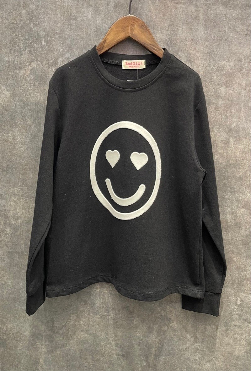Grossiste Squared & Cubed - Sweat en coton avec patch en velours