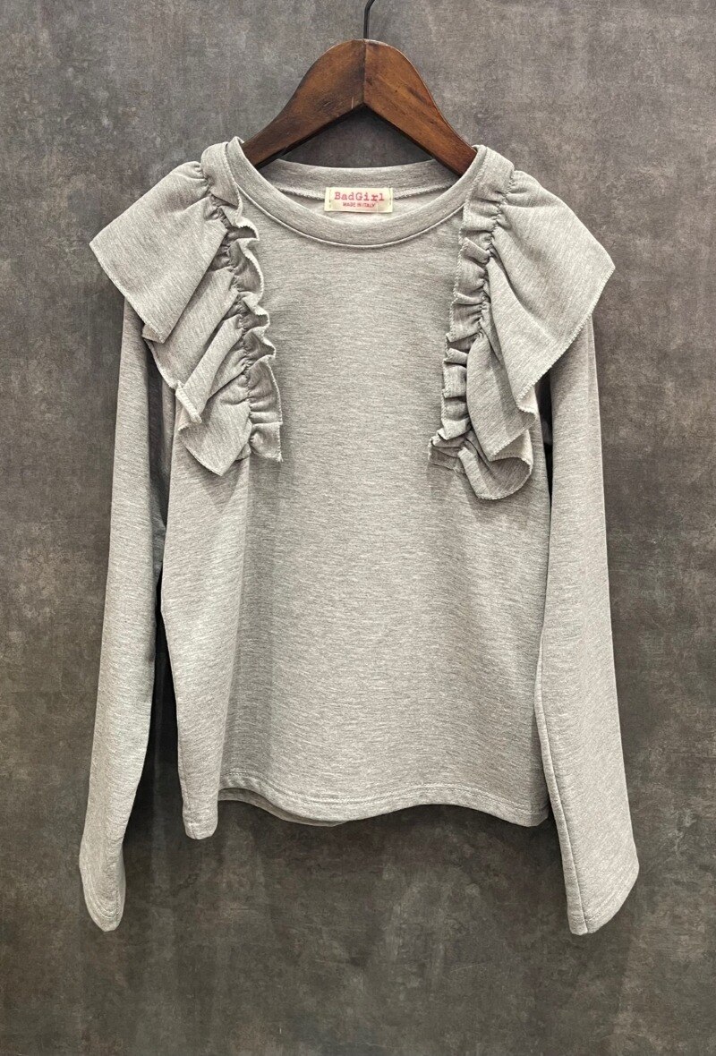 Grossista Squared & Cubed - Maglione di cotone con balze