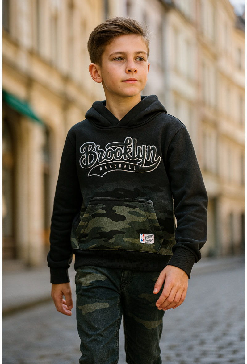 Grossiste Squared & Cubed - Sweat à capuche en molleton BROOKLYN
