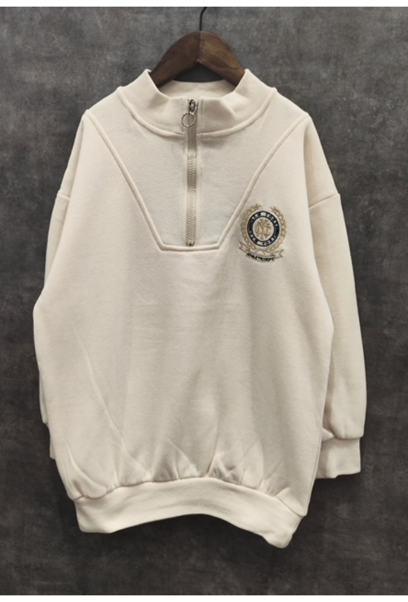 Grossiste Squared & Cubed - Sweat long fille oversize avec broderies