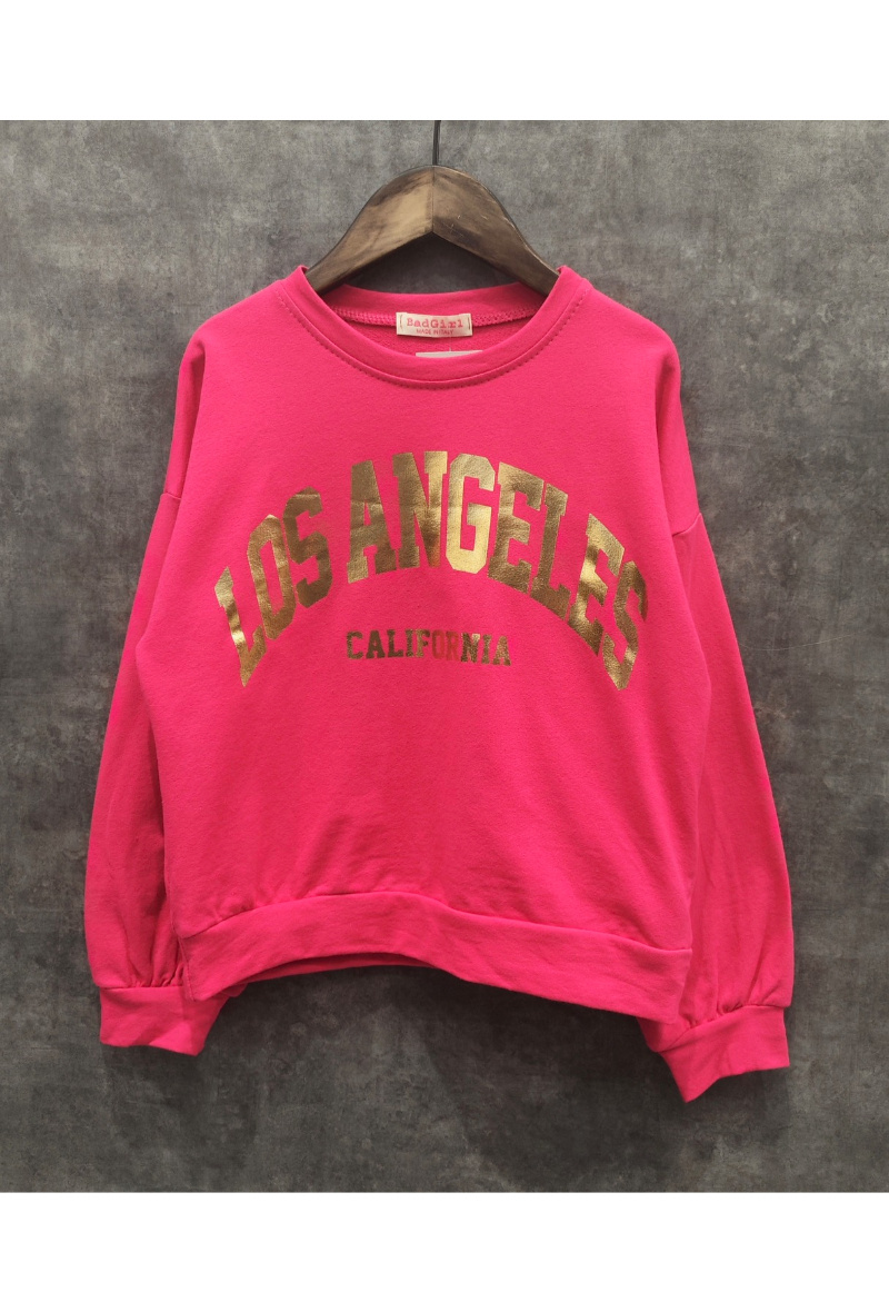 Grossiste Squared & Cubed - Sweat fille imprimé LOS ANGELES