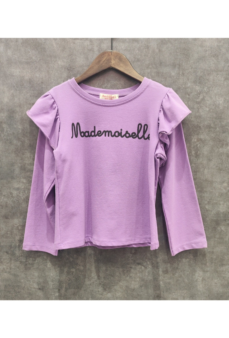 Grossista Squared & Cubed - Felpa per bambina con toppa di emoticon