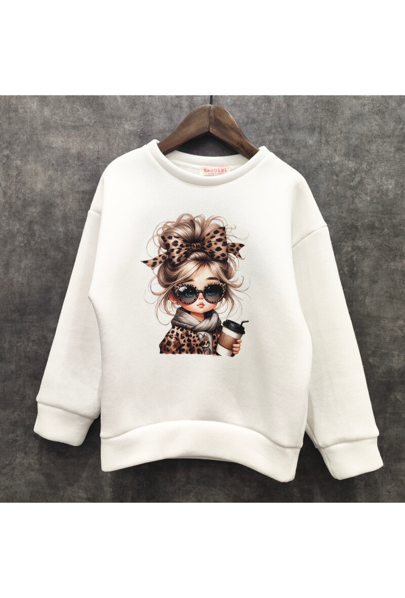 Wholesaler Squared & Cubed - Girls' thick oversized sweatshirt