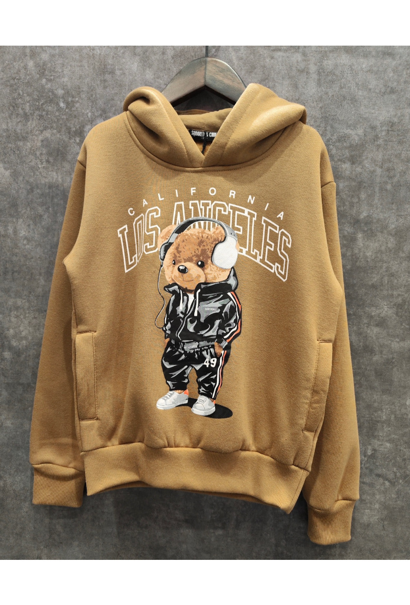 Großhändler Squared & Cubed - Dicker bedruckter Jungen-Hoodie