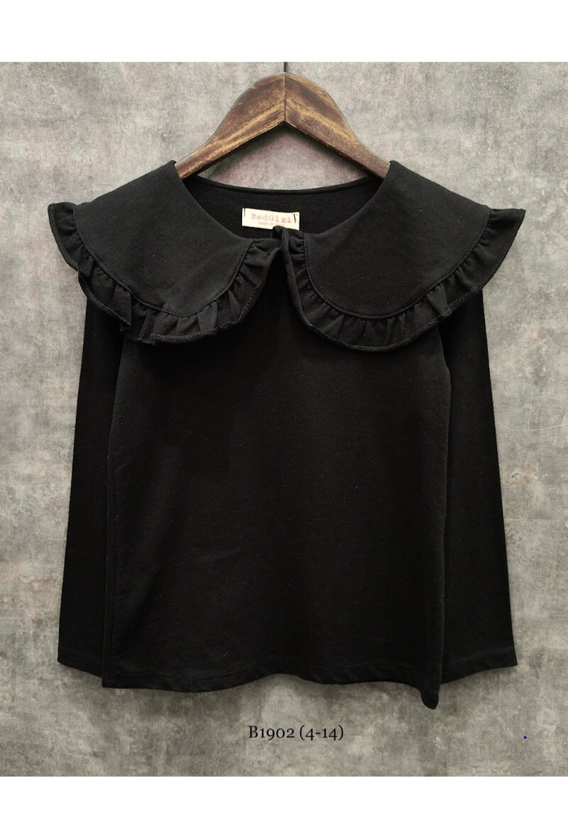 Großhändler Squared & Cubed - Mädchen Sweatshirt mit Col Claudine