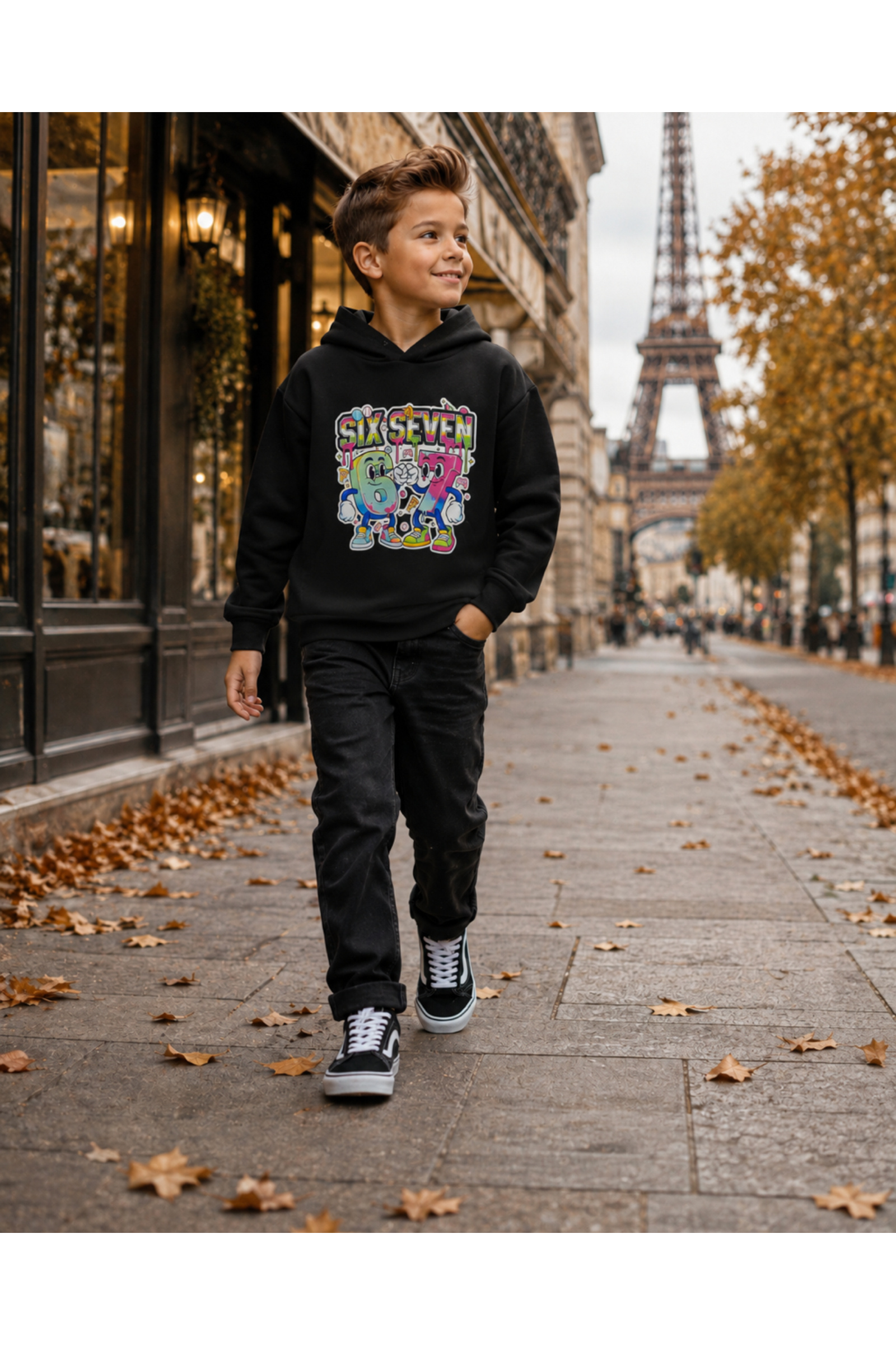 Großhändler Squared & Cubed - Jungen-Kapuzenpullover mit fantasievollem Druck