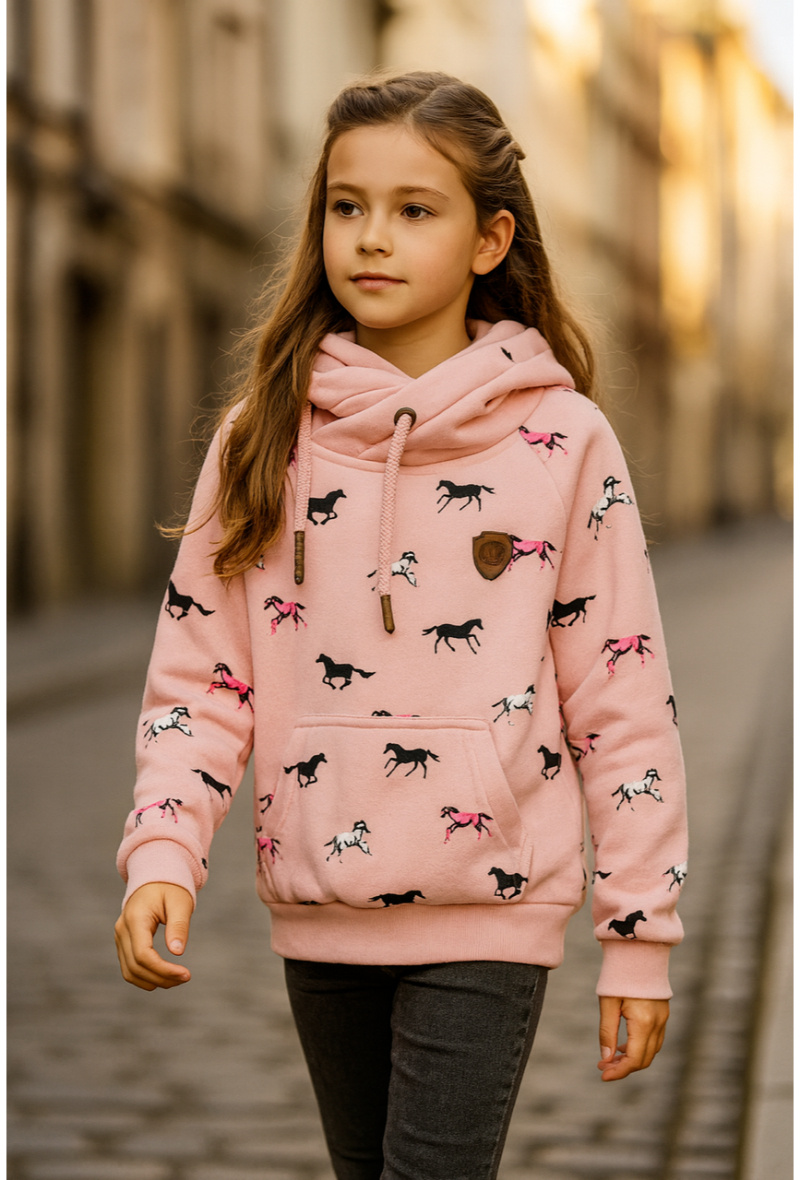 Mayorista Squared & Cubed - Sudadera con capucha y estampado de caballos