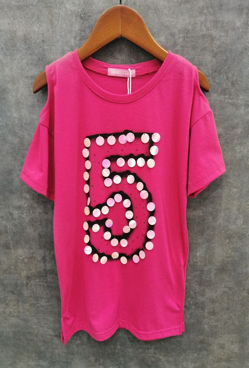 Grossista Squared & Cubed - Maglietta con spalle scoperte "5"