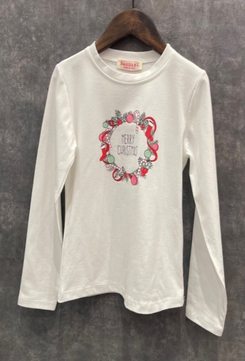 Grossiste Squared & Cubed - Tshirt manches longues molletonné imprimé "MERRY CHRISTMAS"