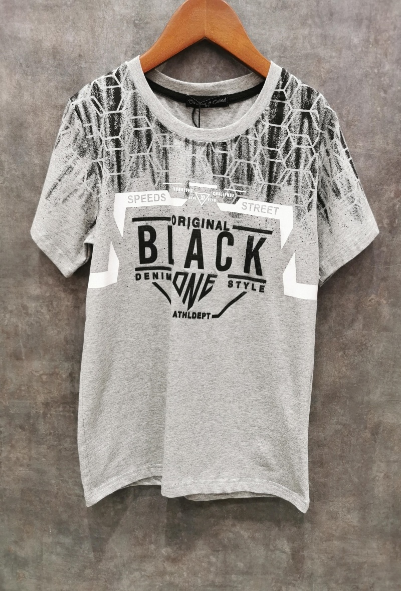 Grossiste Squared & Cubed - Tshirt garçon avec applique facon cuir