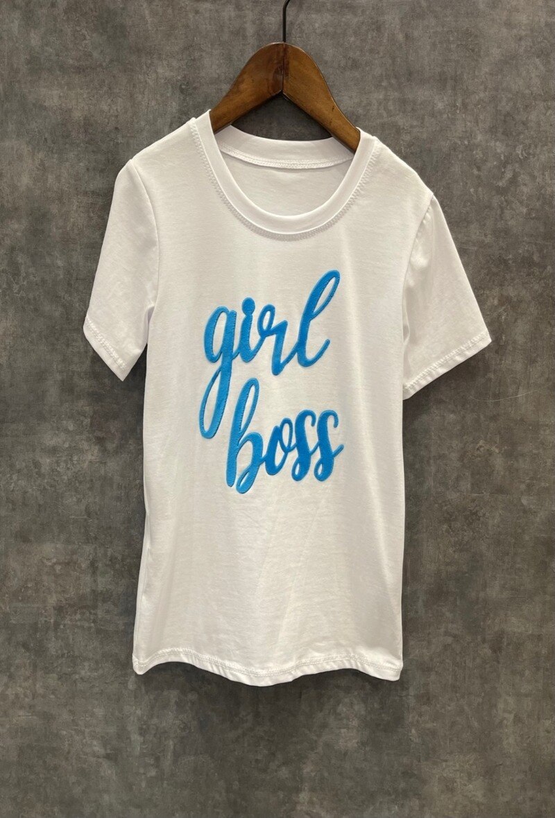 Grossista Squared & Cubed - Maglietta con patch "Girl Boss"