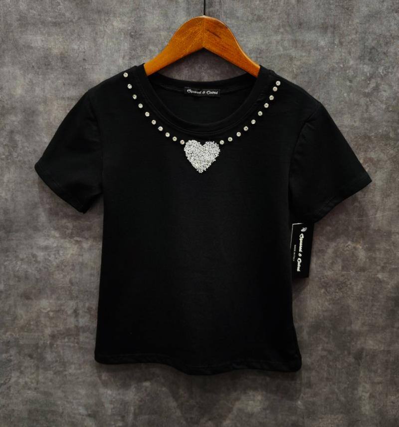 Großhändler Squared & Cubed - Bedrucktes T-Shirt für Mädchen