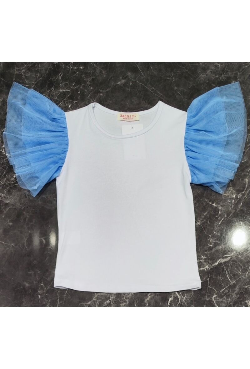 Grossiste Squared & Cubed - Tshirt avec manches en tulle