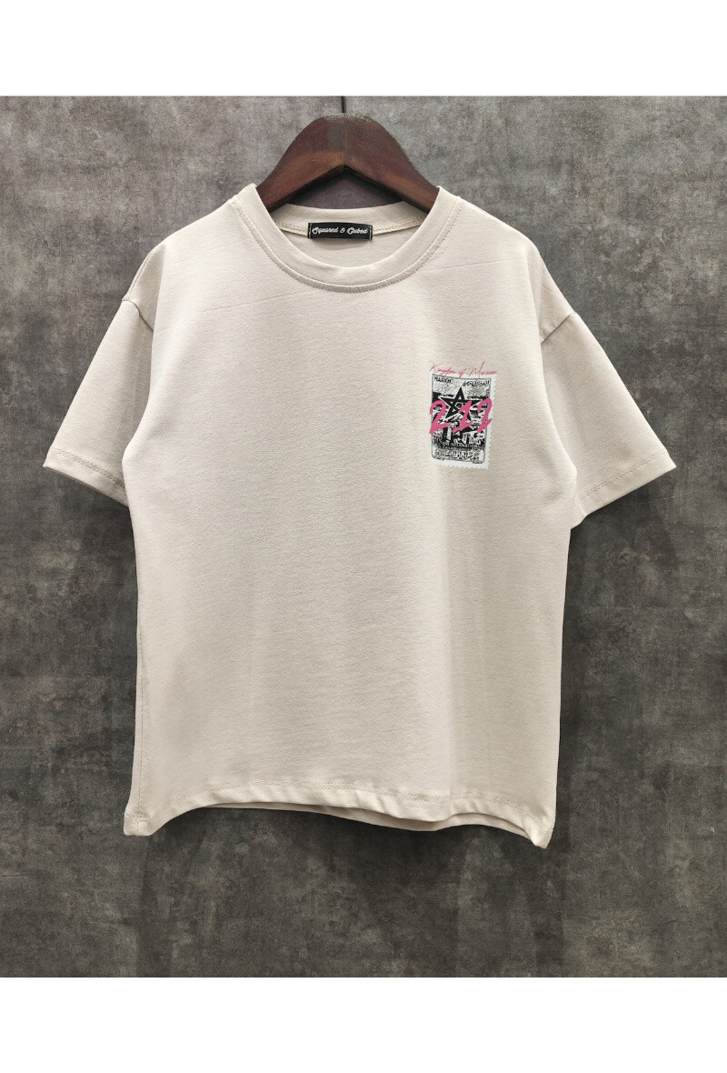 Großhändler Squared & Cubed - Uversize Unisex T -Shirt mit Casablanca Face + Rückendruck