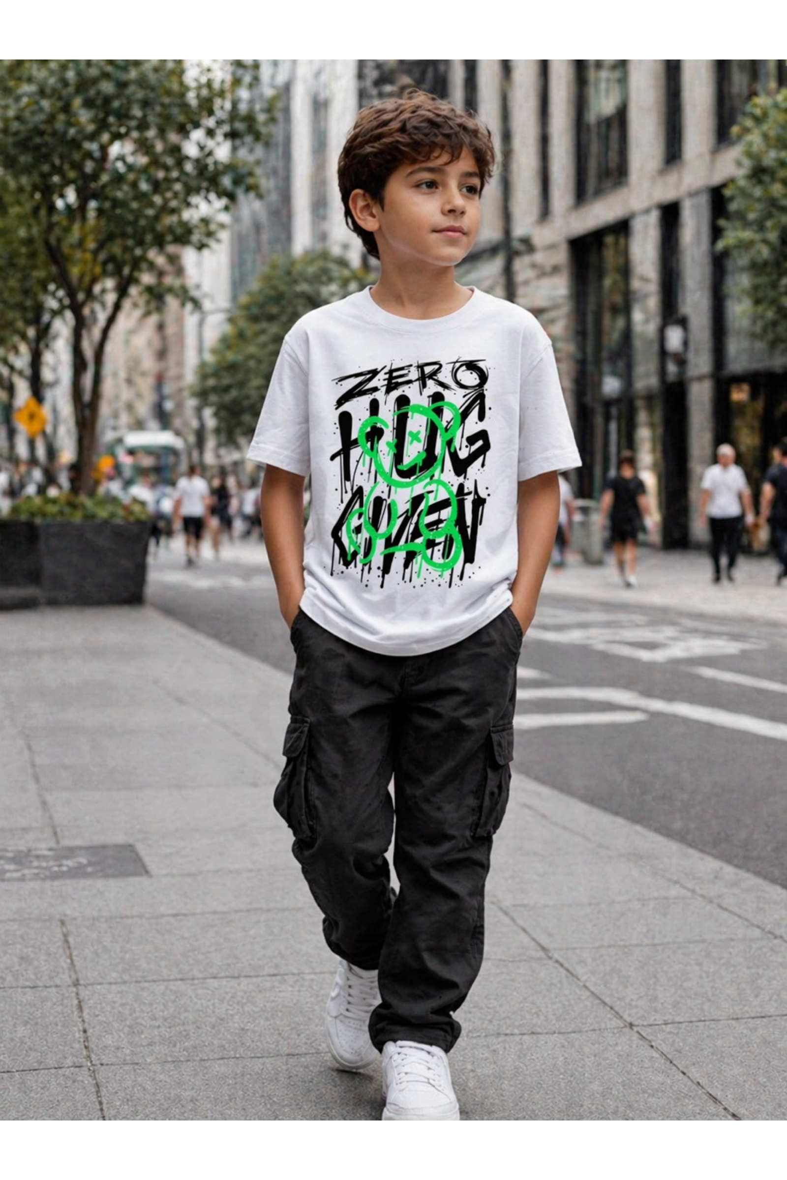 Grossiste Squared & Cubed - Tshirt en coton garçon imprimé