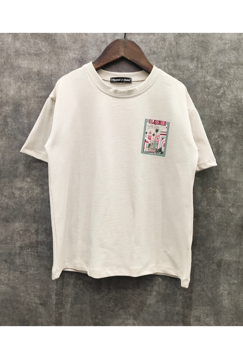 Mayorista Squared & Cubed - Camiseta Uversize Unisex con Casablanca Face + Back Printing