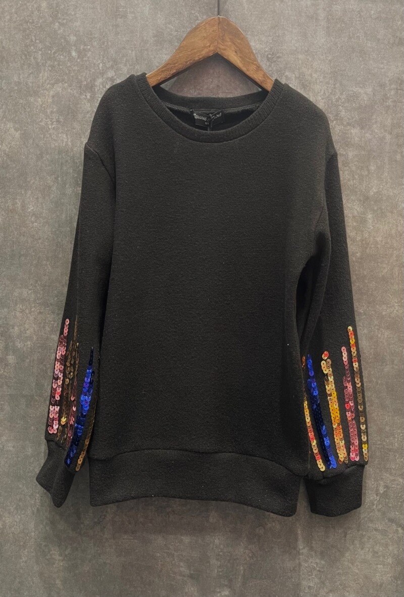 Grossista Squared & Cubed - Maglione con paillettes sulle maniche