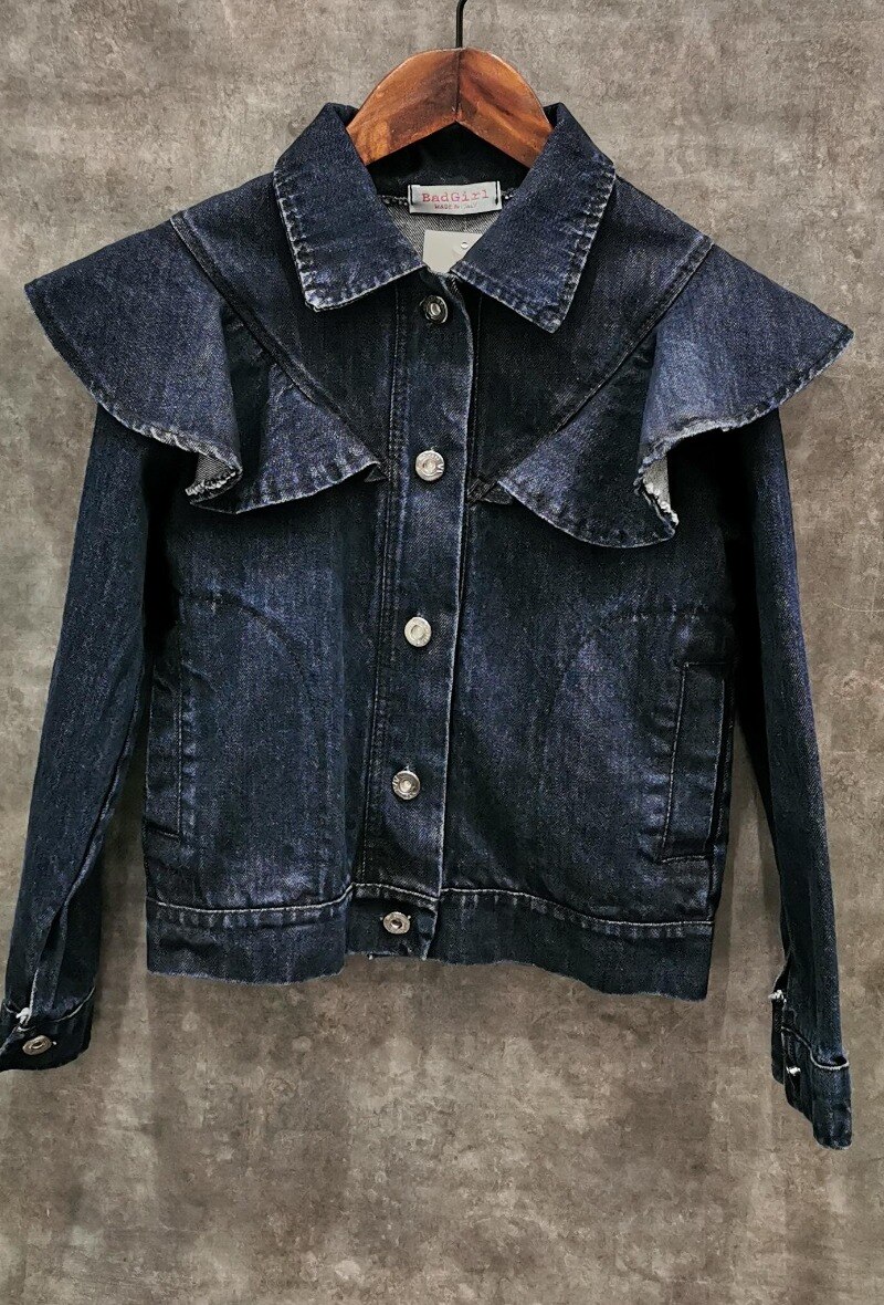 Grossista Squared & Cubed - Giacca di jeans a balze