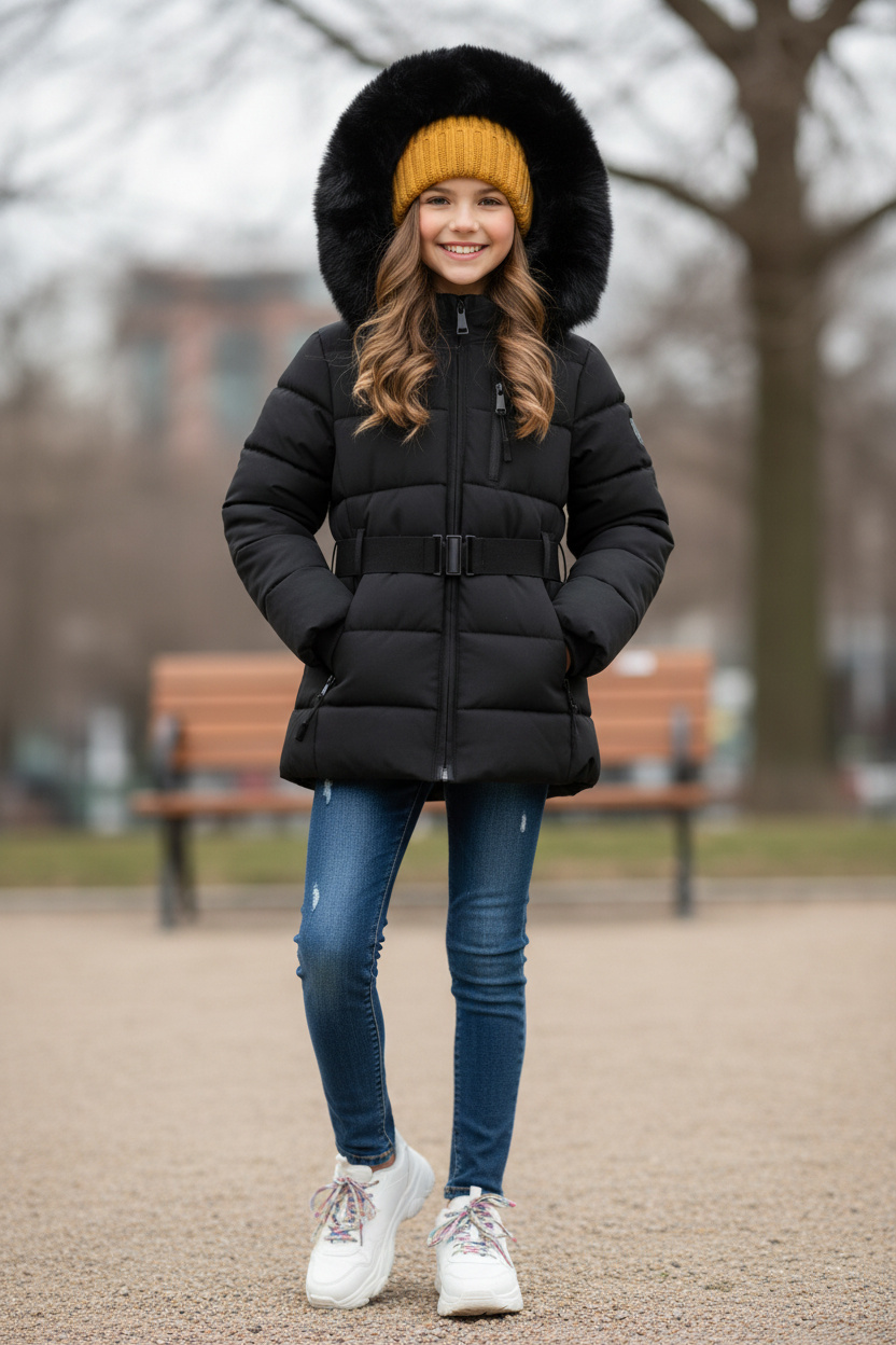 Großhändler Sweety Fashion - Daunenjacke für Mädchen