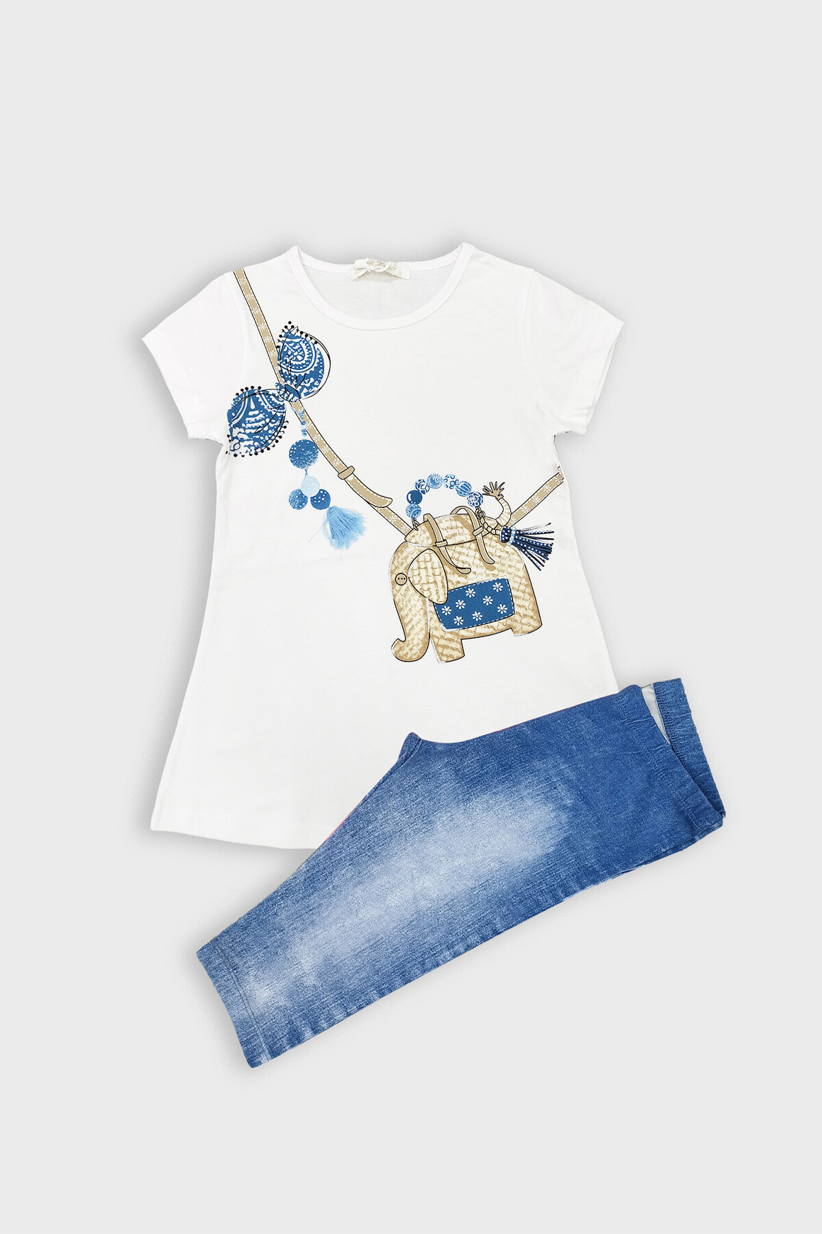 Wholesaler Sweety Fashion - Long tshirt set and girl leggings