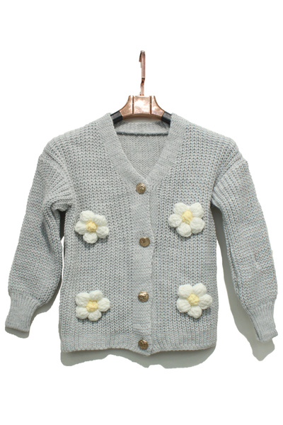 Grossiste Sweety Fashion - Cardigan à fleur Grossiste Sweety Fashion - Cardigan à fleur