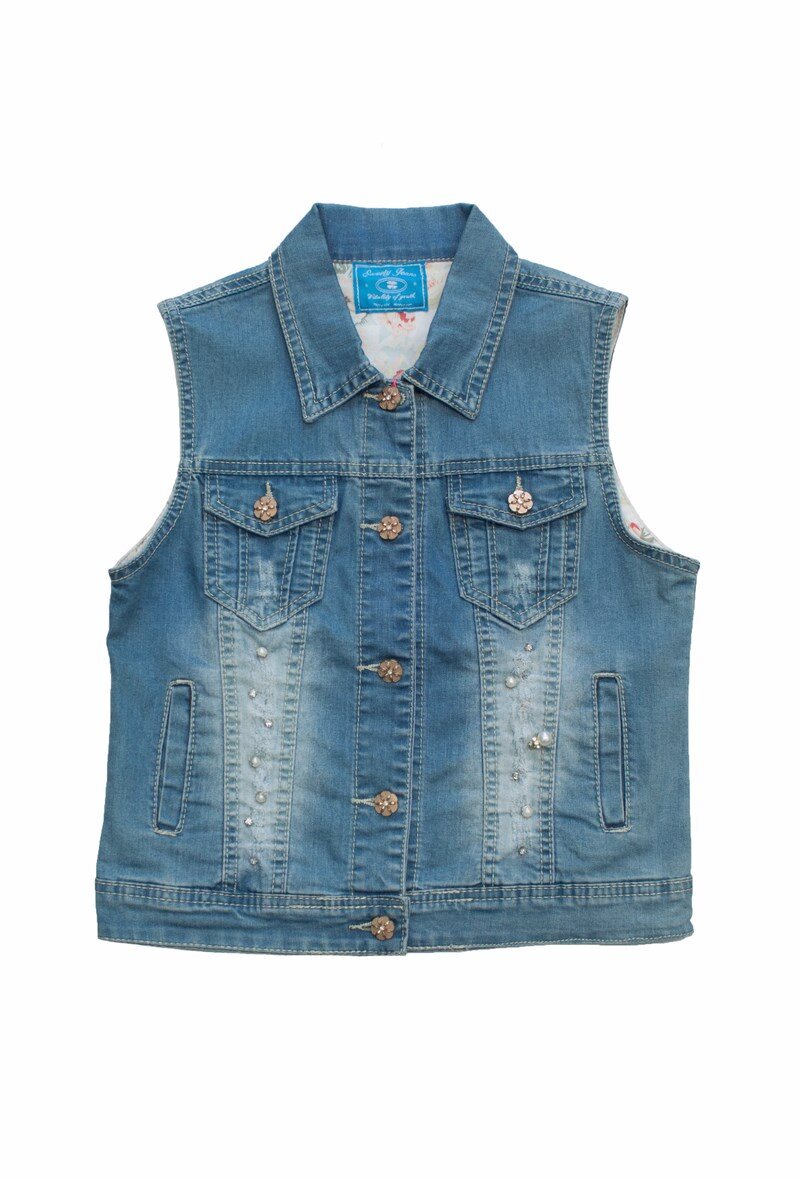 Wholesaler Sweety Fashion - Jeans waistcoat