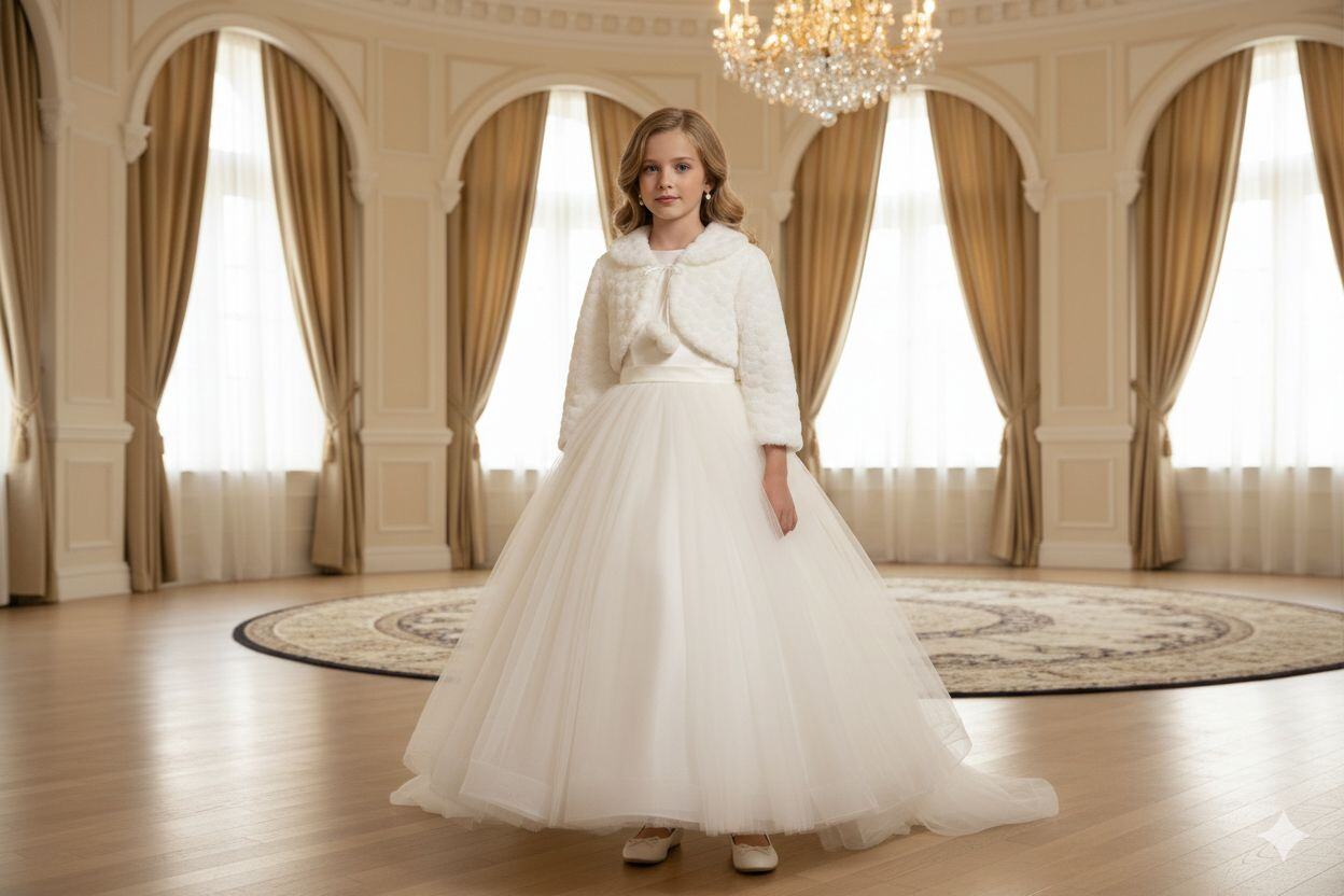 Grossiste T.L. MARIAGE - Fourure étole boléro enfant