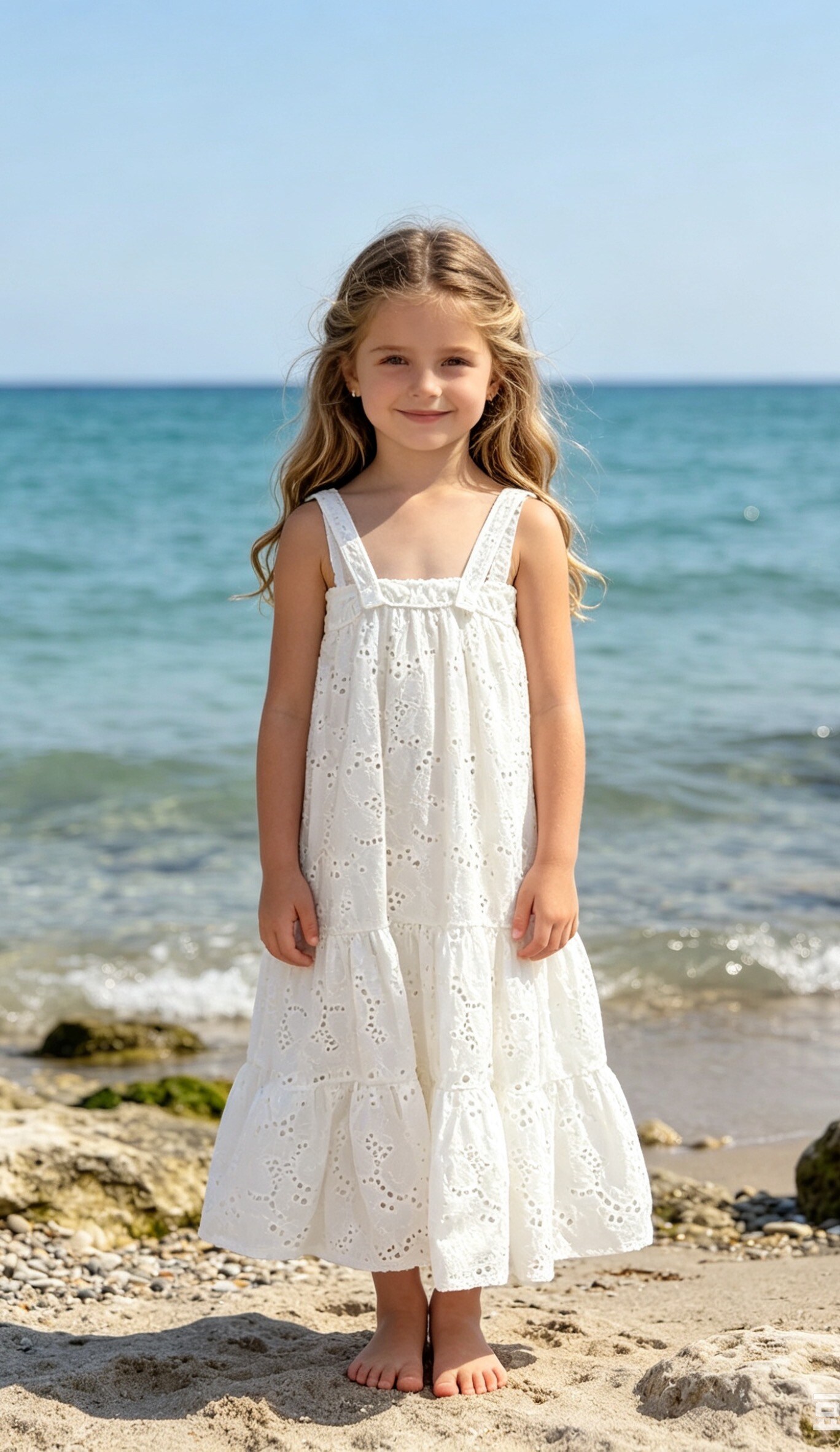 Großhändler Tiffany fashion - GEFÜTTERTES SANGALLO-STICKKLEID