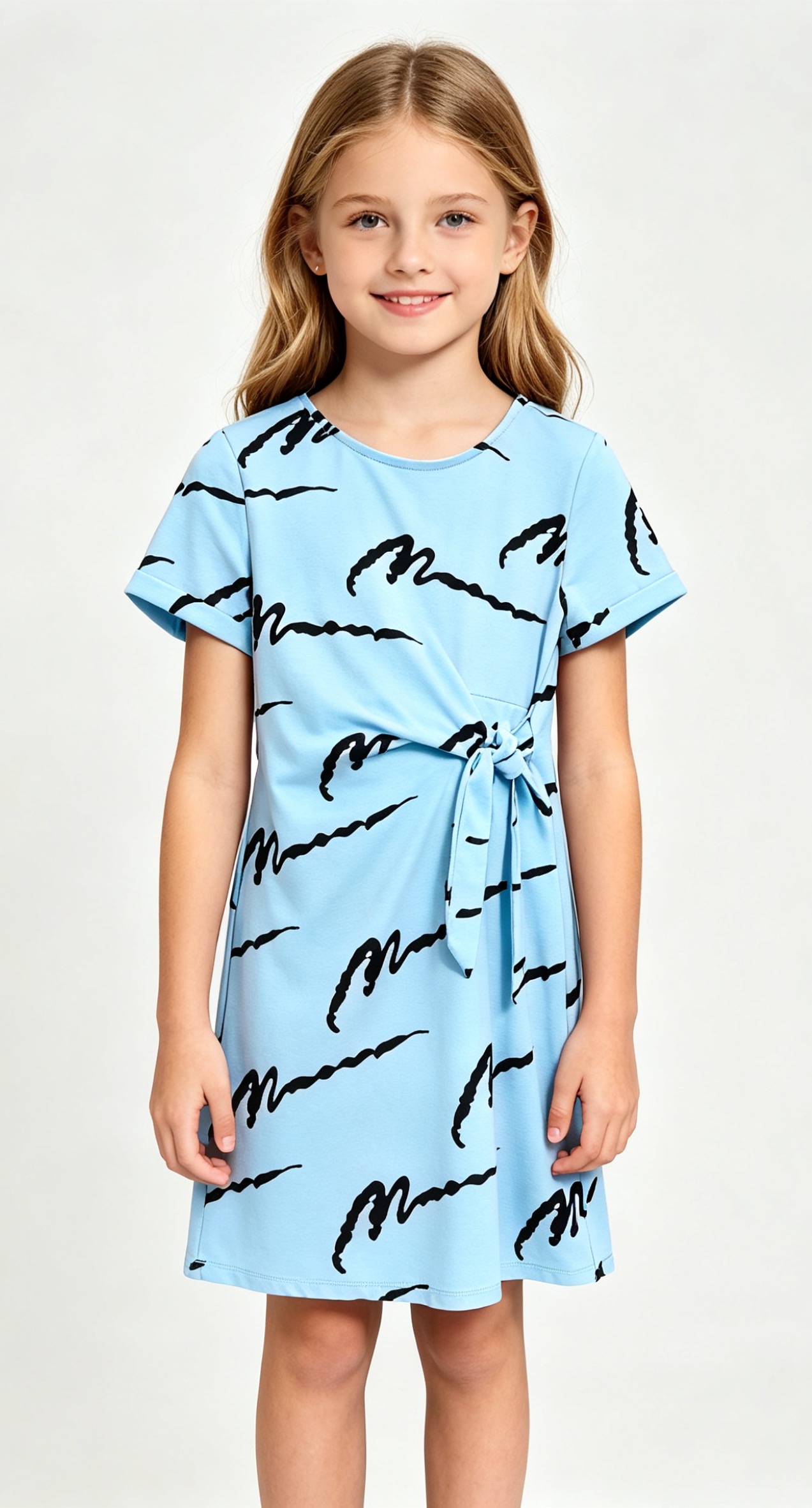 Grossista Tiffany fashion - ABITO STAMPATA IN COTTONE MOLTO FRESCO E COMODO