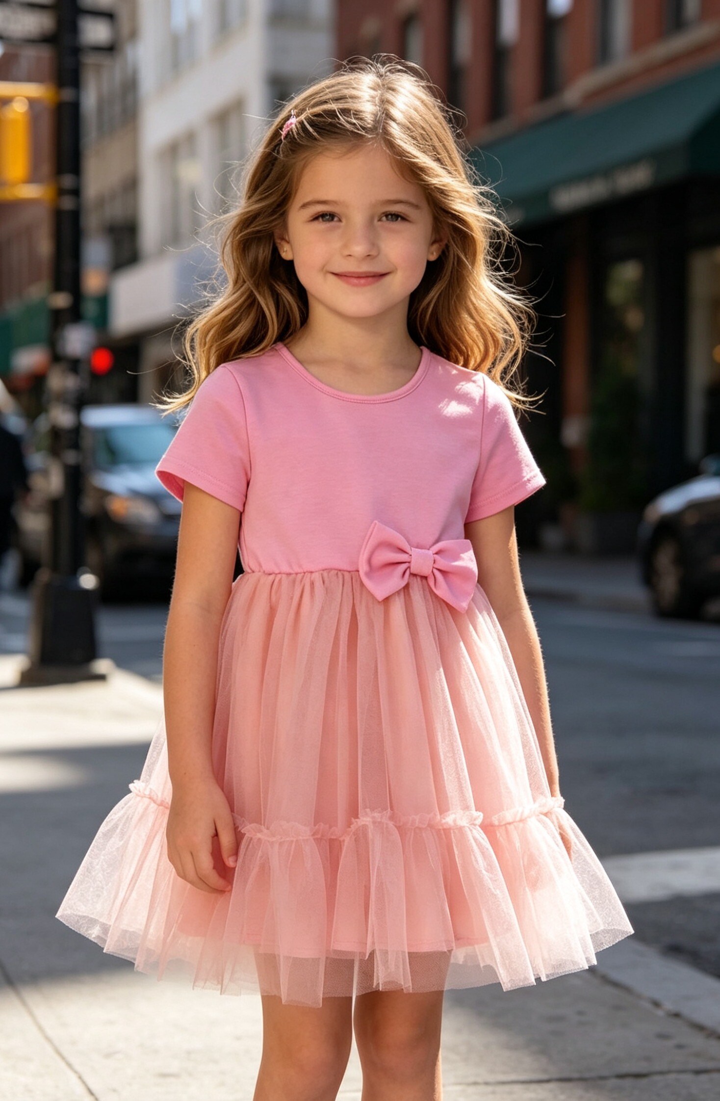 Großhändler Tiffany fashion - KLEID MIT TÜLL
