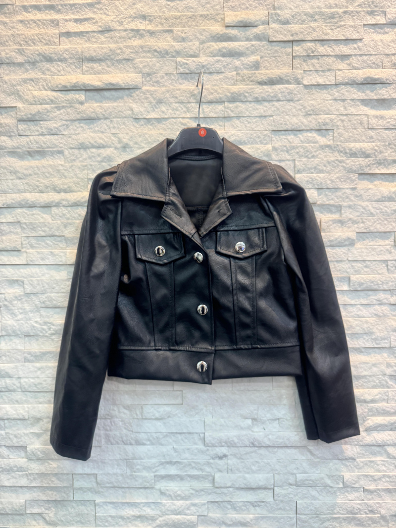 Wholesaler UNIKID - Pocket faux leather jacket