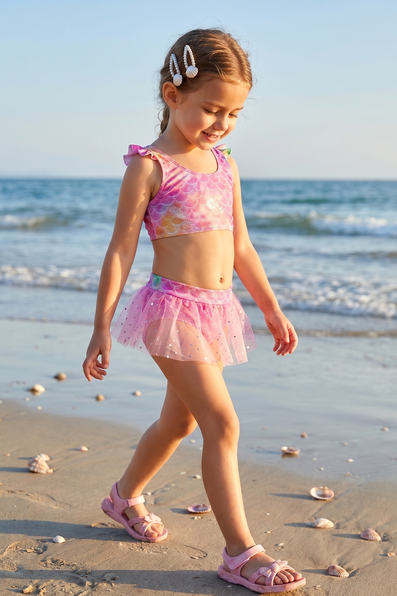 Grossiste Vidoya Swimwear - Bikini fille Mermaid Tutu