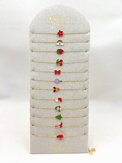 Grossiste WEC Bijoux - LOT DE 12 BRACELETS POUR ENFANT EN ACIER INOXYDABLE +PRÉSENTOIR Grossiste WEC Bijoux - LOT DE 12 BRACELETS POUR ENFANT EN ACIER INOXYDABLE +PRÉSENTOIR