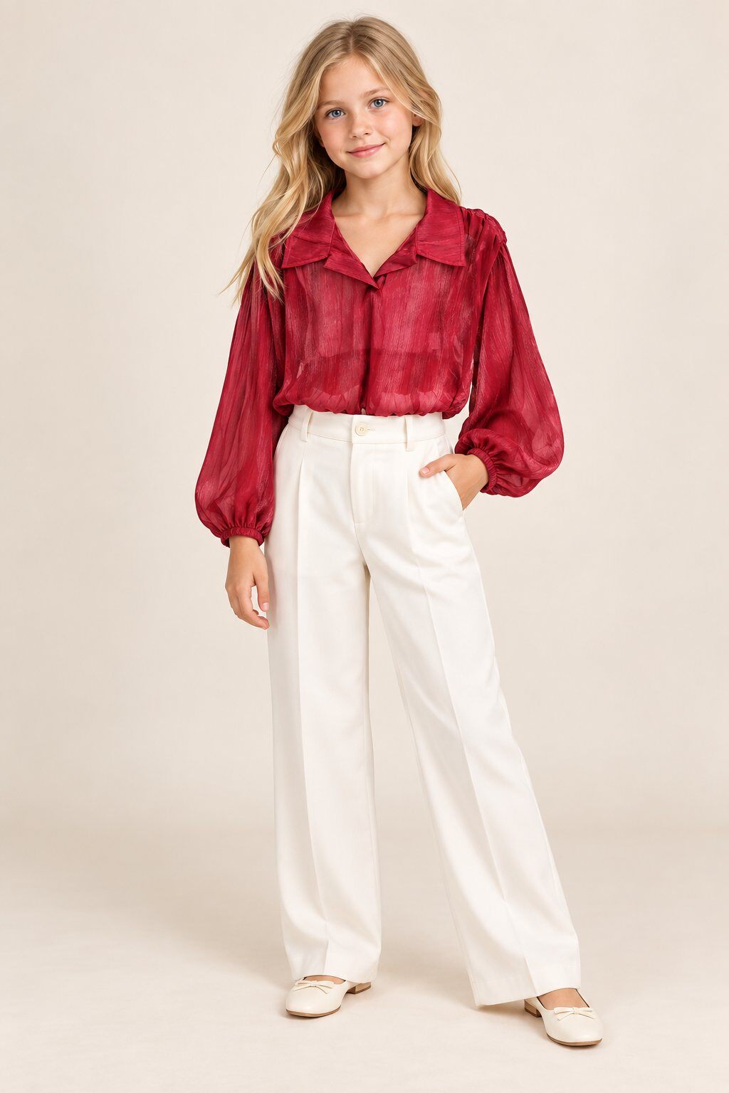 Wholesaler Yoyo S. - Girls' polyester shirt