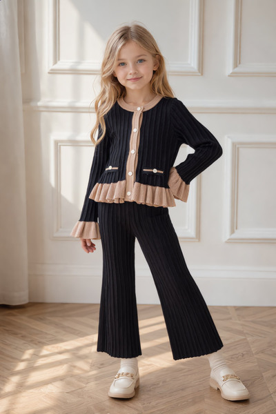 Grossiste Yoyo S. - Ensemble Tricot Côtelé Grossiste Yoyo S. - Ensemble Tricot Côtelé