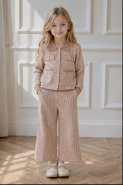 Grossiste Yoyo S. - L'Ensemble Veste Boutonnée & Pantalon Ample Grossiste Yoyo S. - L'Ensemble Veste Boutonnée & Pantalon Ample