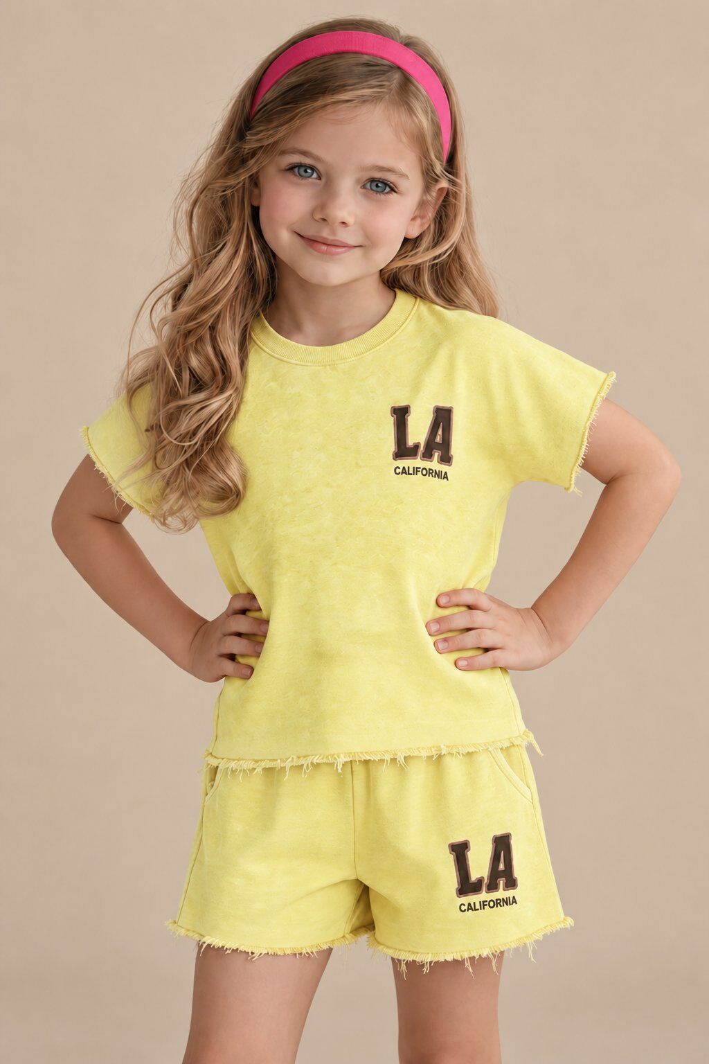 Mayorista Yoyo S. - Conjunto de camiseta y short «LA California»