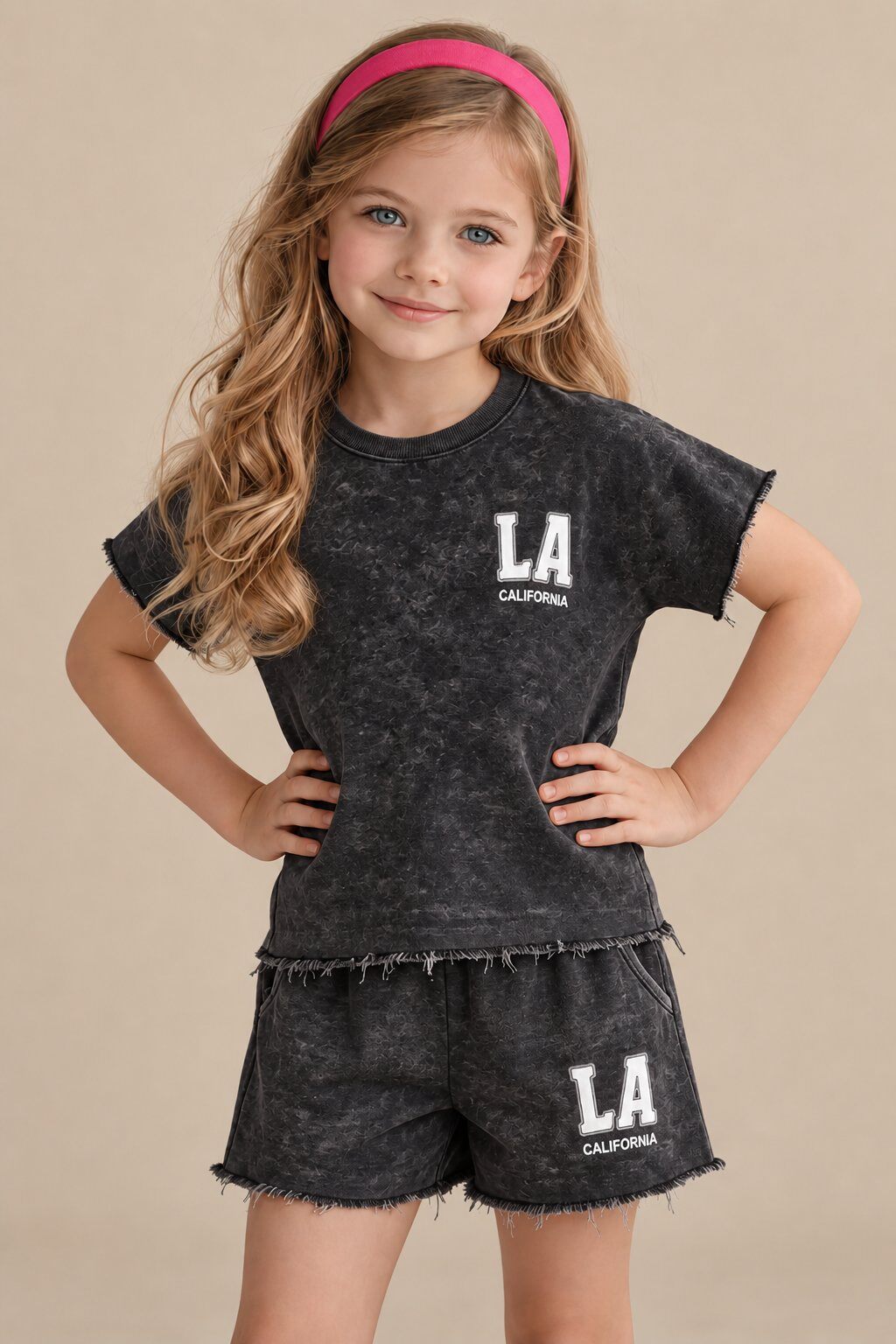 Mayorista Yoyo S. - Conjunto de camiseta y short «LA California»