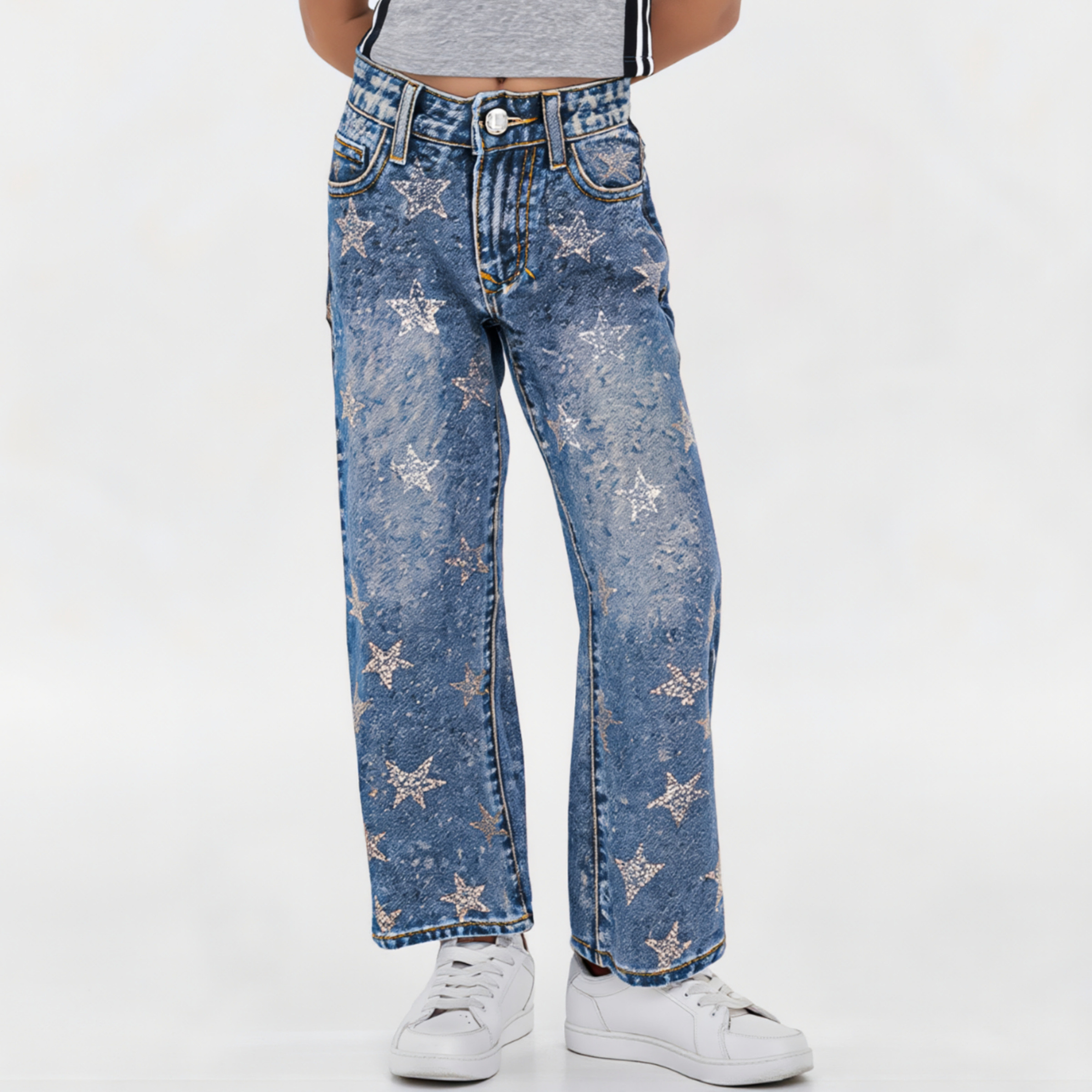Grossiste Yoyo S. - Le Jean Slim-Fit Nuit Étoilée