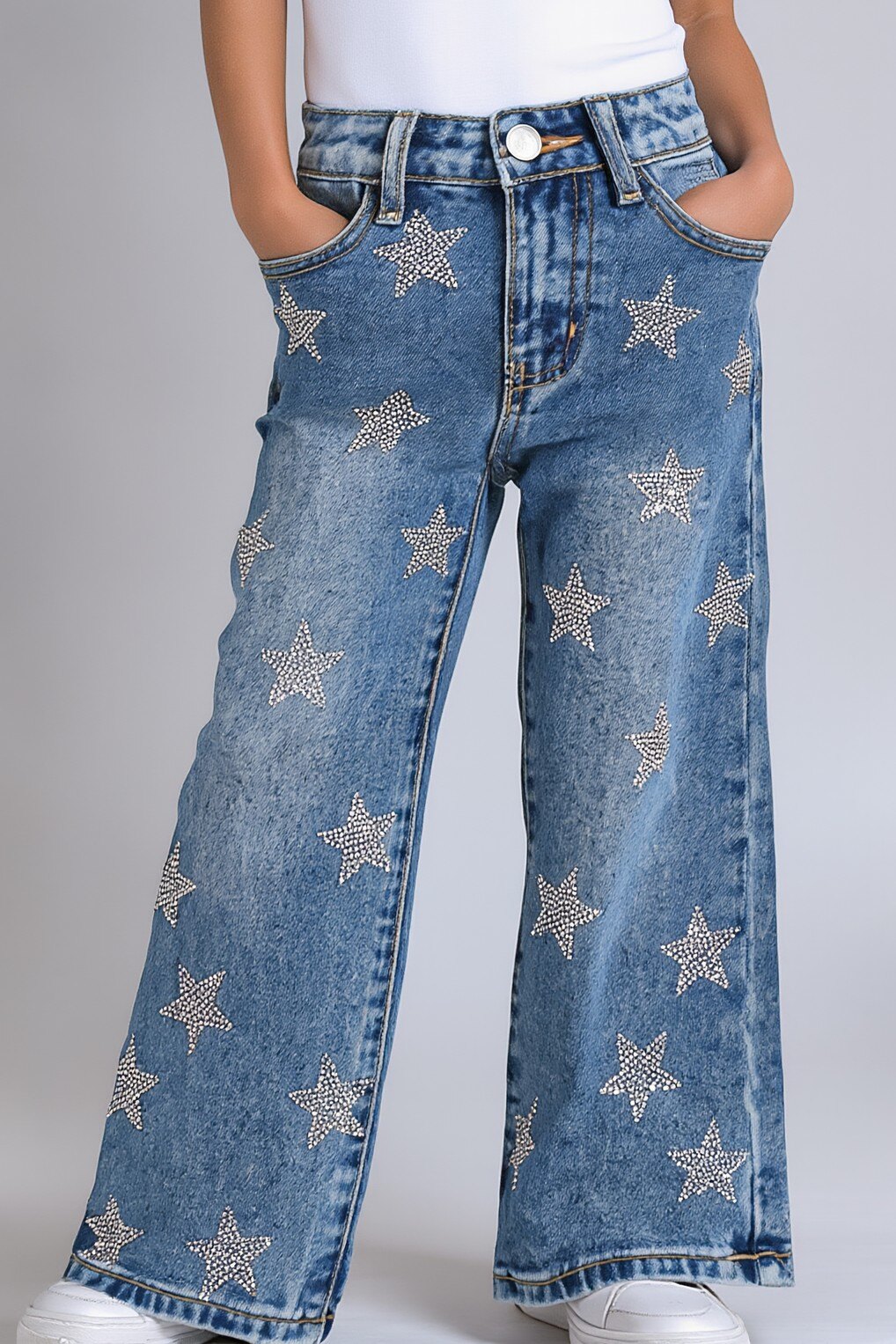 Grossiste Yoyo S. - Le Jean Slim-Fit Nuit Étoilée