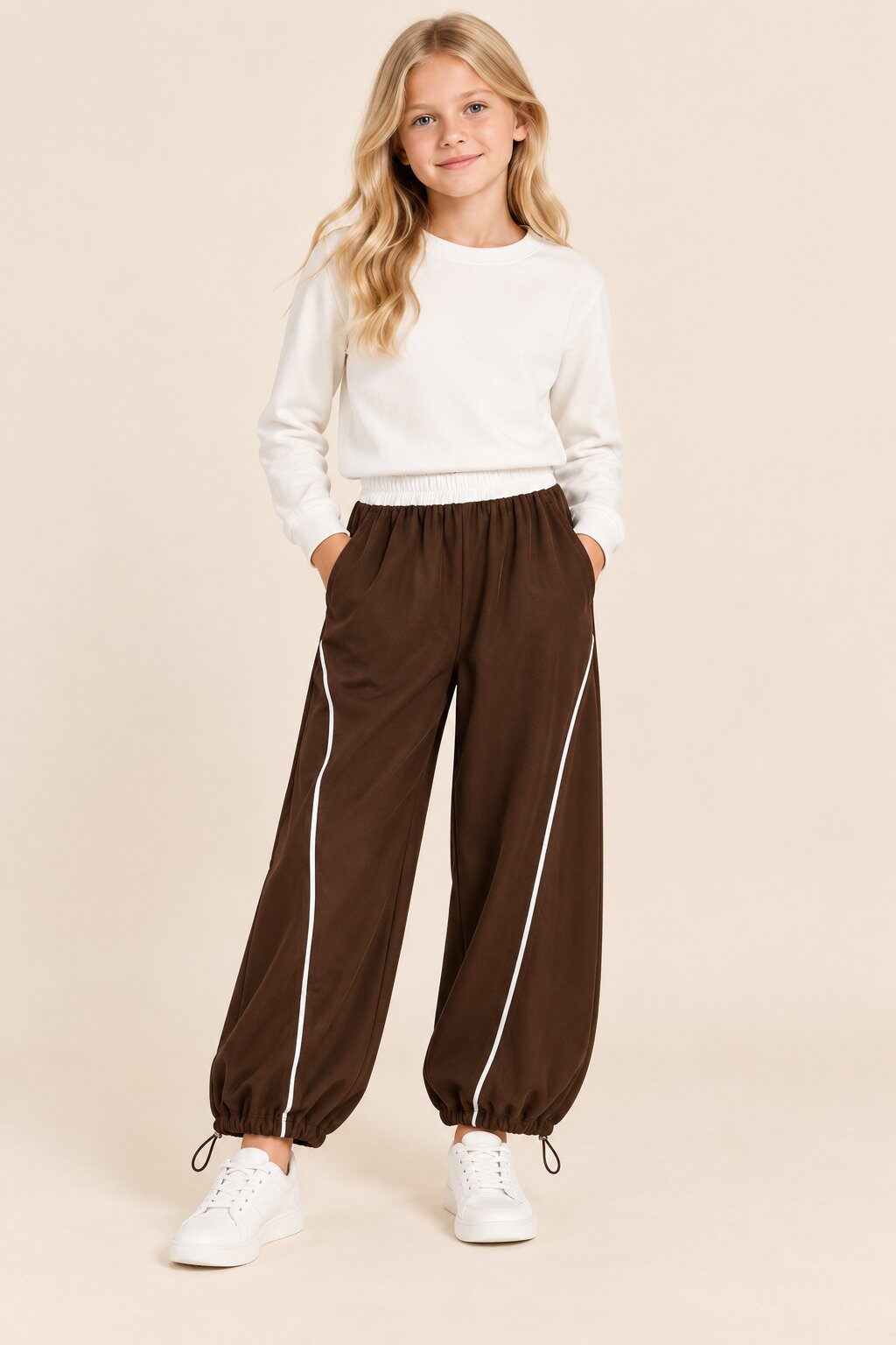 Wholesaler Yoyo S. - Girls' polyester trousers